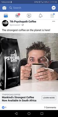 El café más fuerte del mundo.