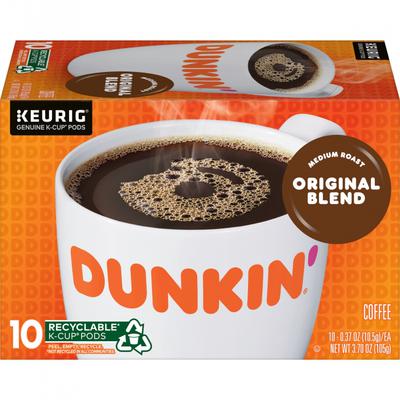 Solo 10 K-Cups de Dunkin' Donuts en una caja de 12 K-Cup. ¿Por qué?