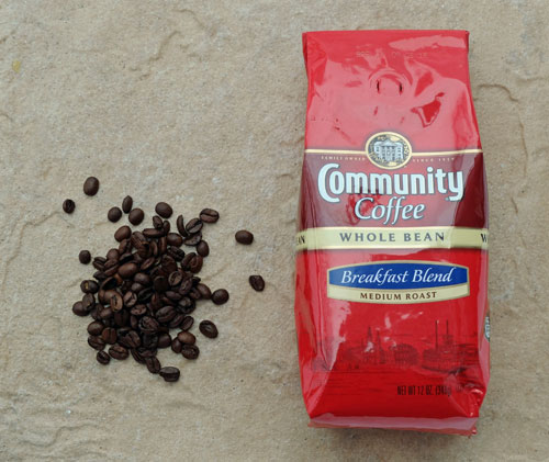 Revisión de la mezcla de desayuno de café comunitario.