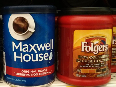 Parece que Maxwell House y Folgers están enfermando a la gente.
