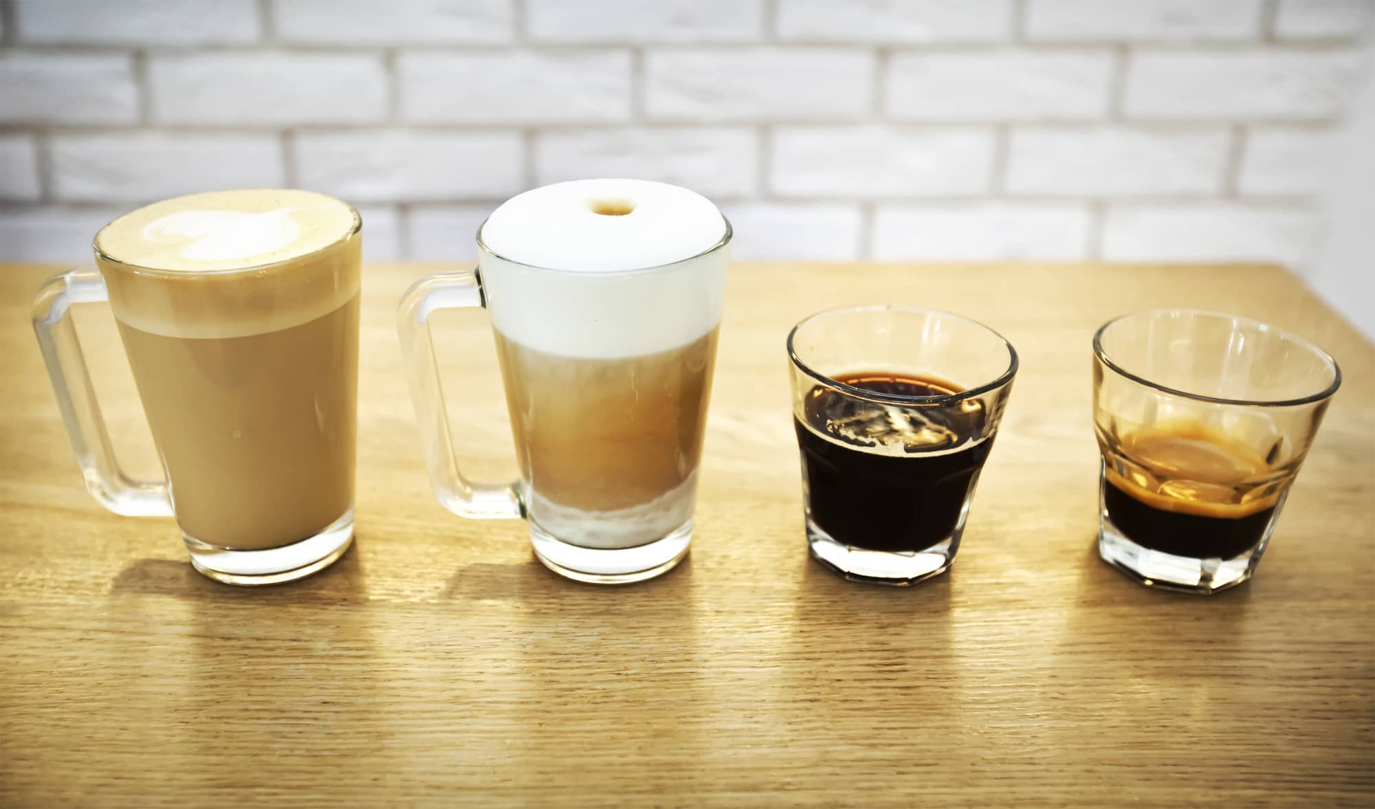 16 tipos diferentes de bebidas espresso para probar