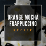 Receta sabrosa de frappuccino de moca y naranja: una bebida cítrica y chocolatada
